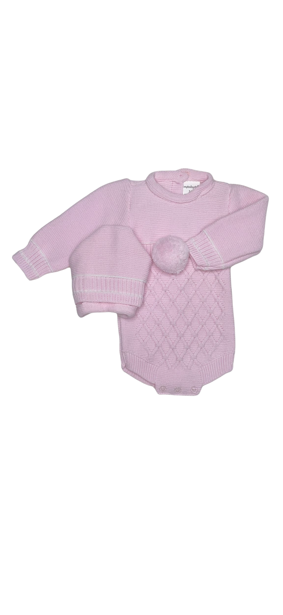 Conjunto Pompón Rosa