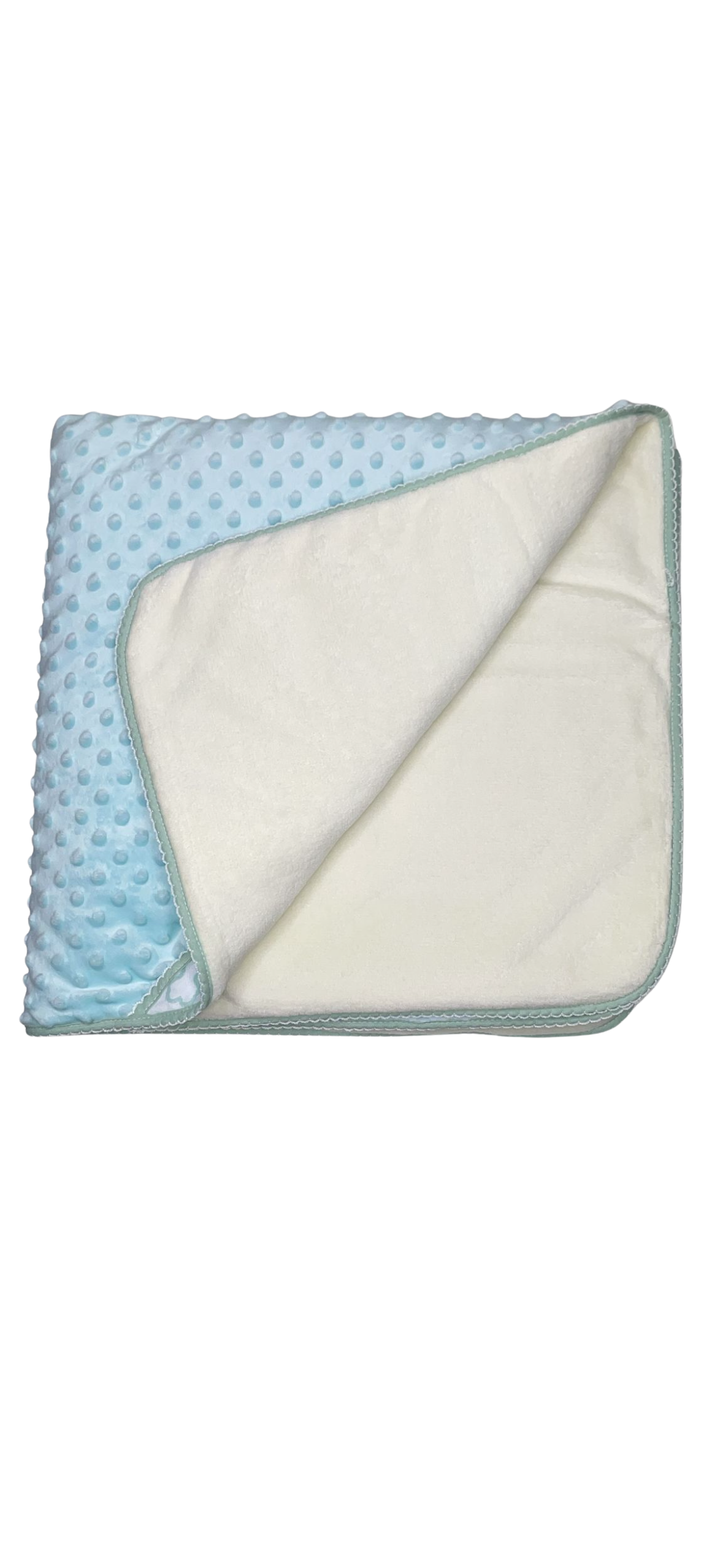 Manta Ositos Verde Agua