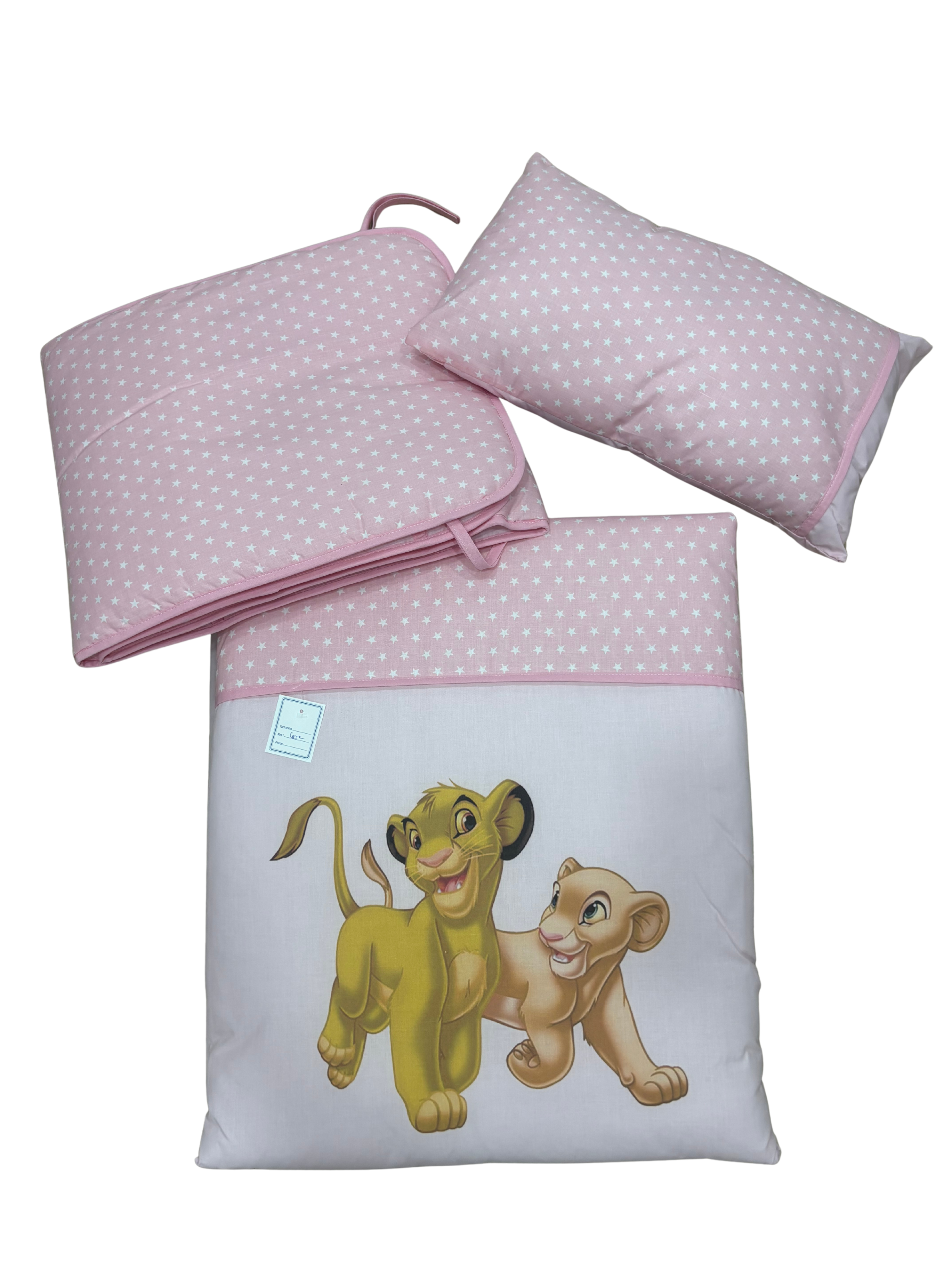 Edredón y Chichonera The Lion Rosa