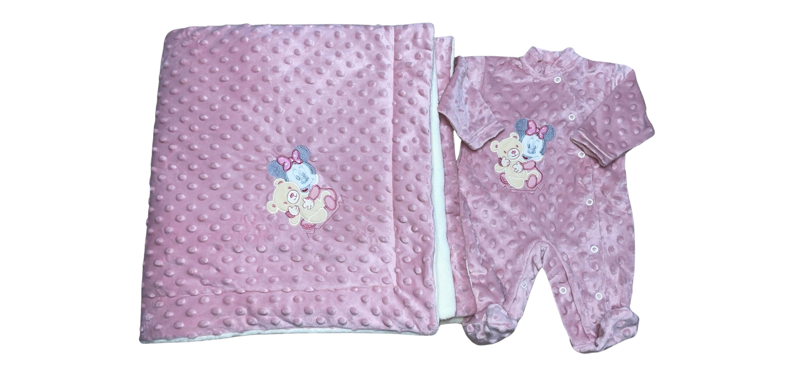 Manta + Pelele Bordado Minnie