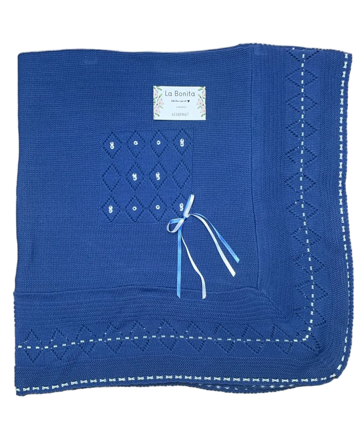 Toca Petit Azul/Blanco