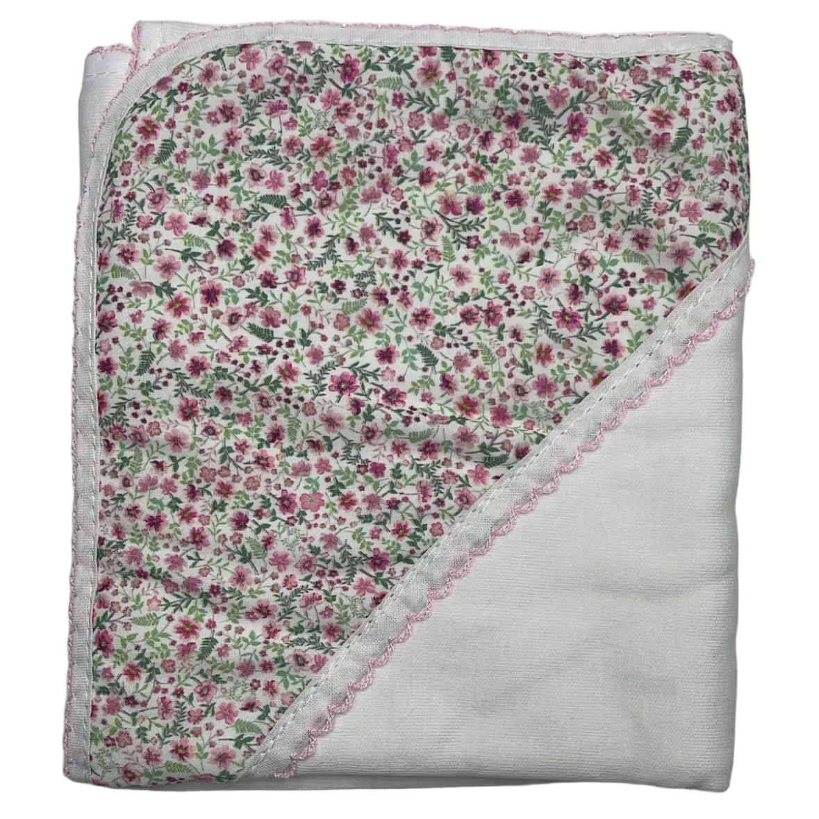 Muselina Flores Rosa