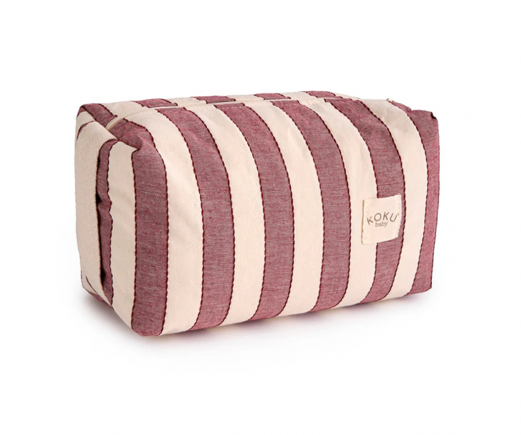 Neceser Stripe Granate Koku Baby