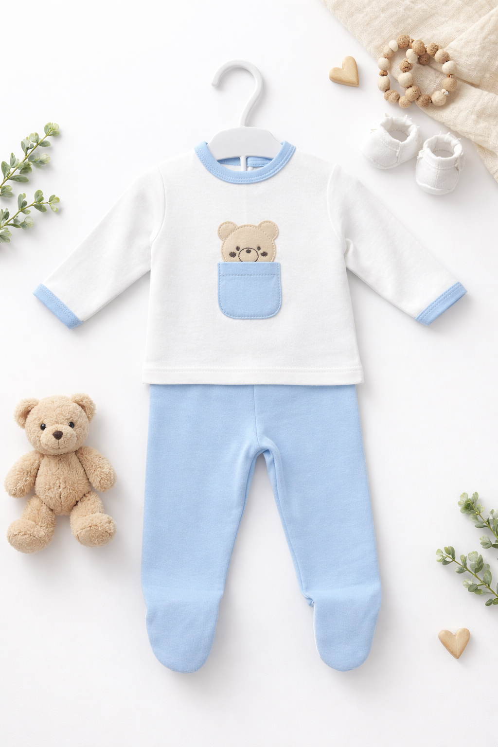 Conjunto Osito Azul