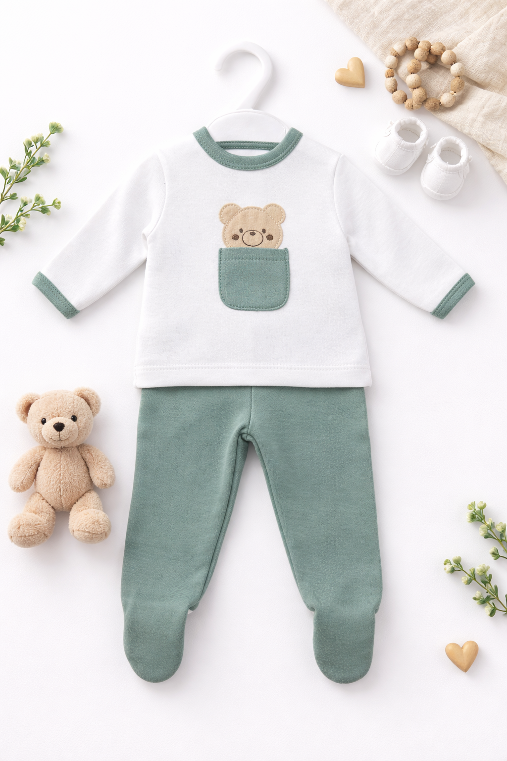 Conjunto Osito Verde