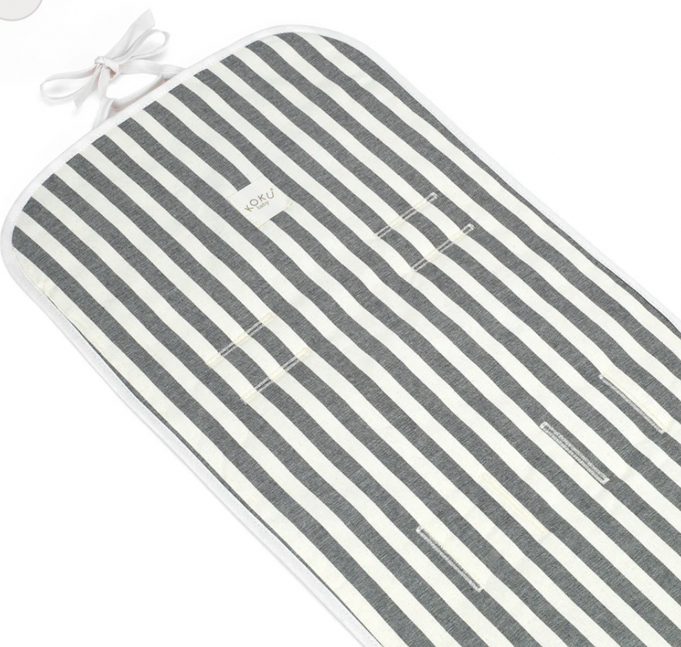 Colchoneta Paseo Stripe Gris Koku Baby