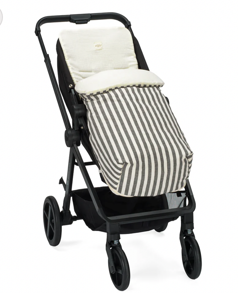 Saco Stripe Gris Koku Baby