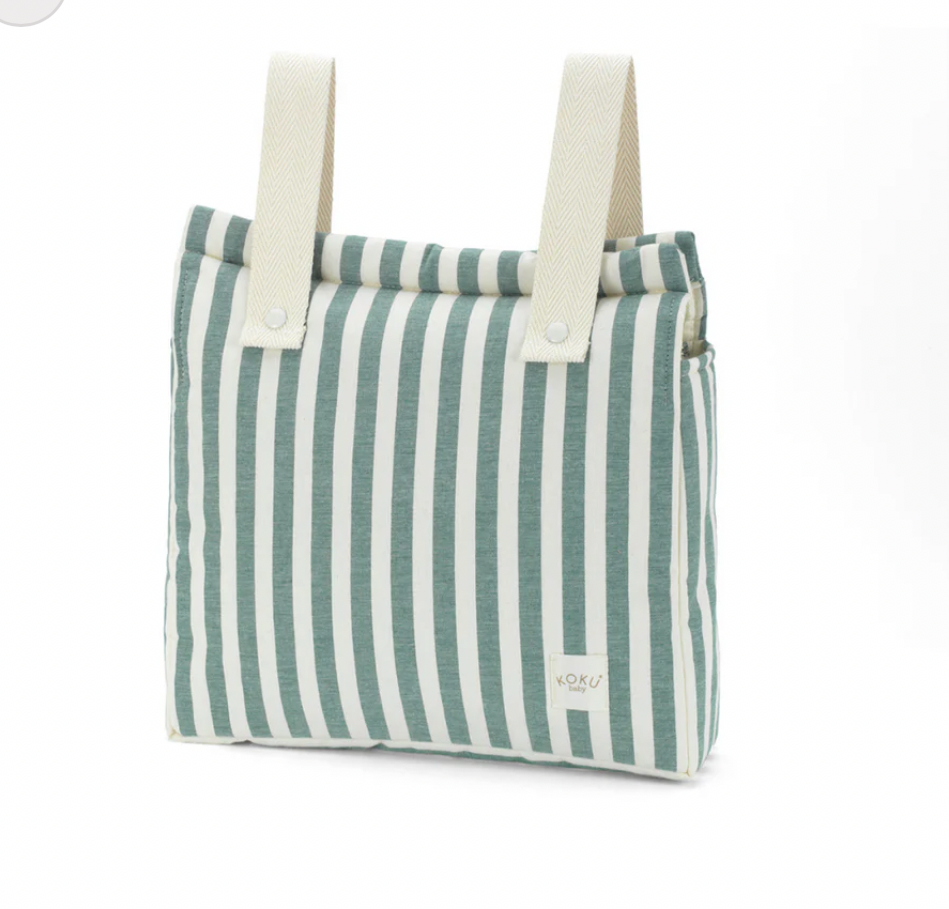 Bolso Panera Stripe Green Koku Baby