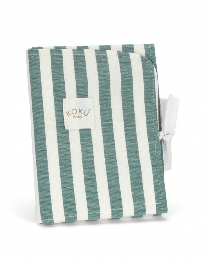 Cambiador Stripe Green Koku Baby