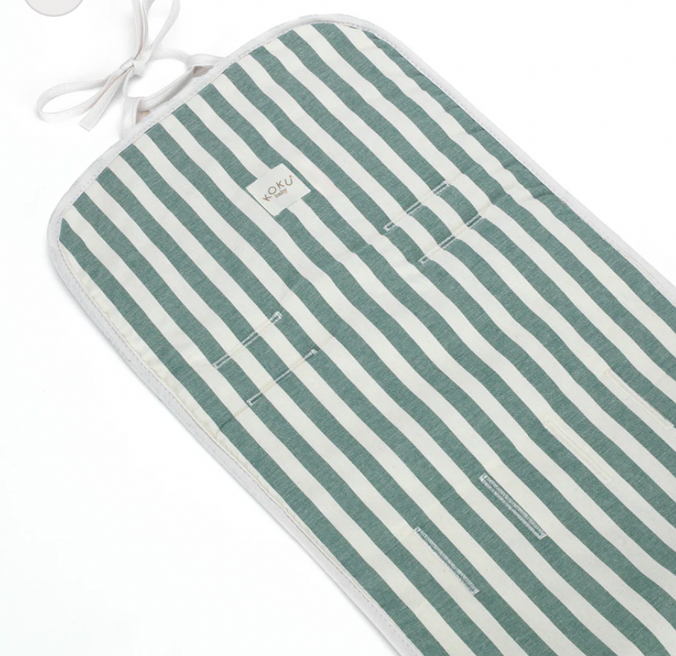 Colchoneta Stripe Green Koku Baby