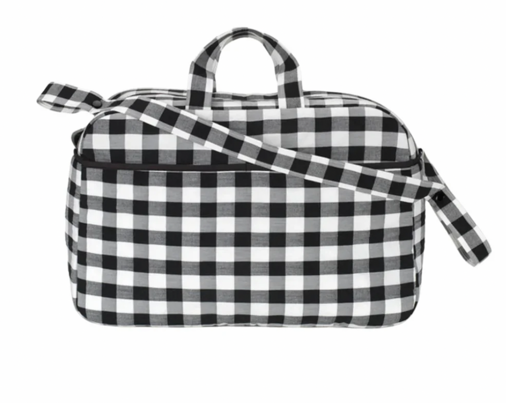 Bolso Maternidad Vichy Negro Koku Baby