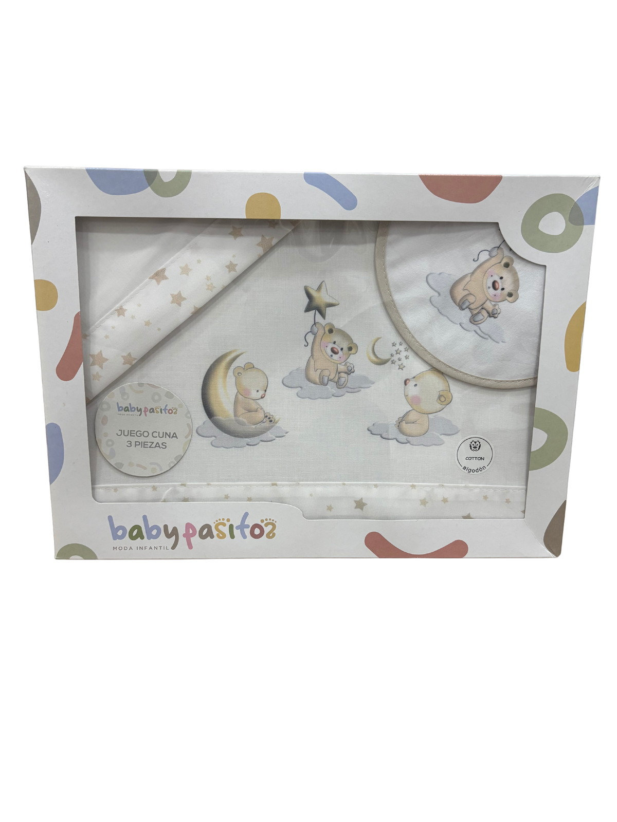 Cuna Estelar Beige + Babero