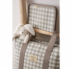 Bolso + Cambiador Vichy Verde Bimbidreams