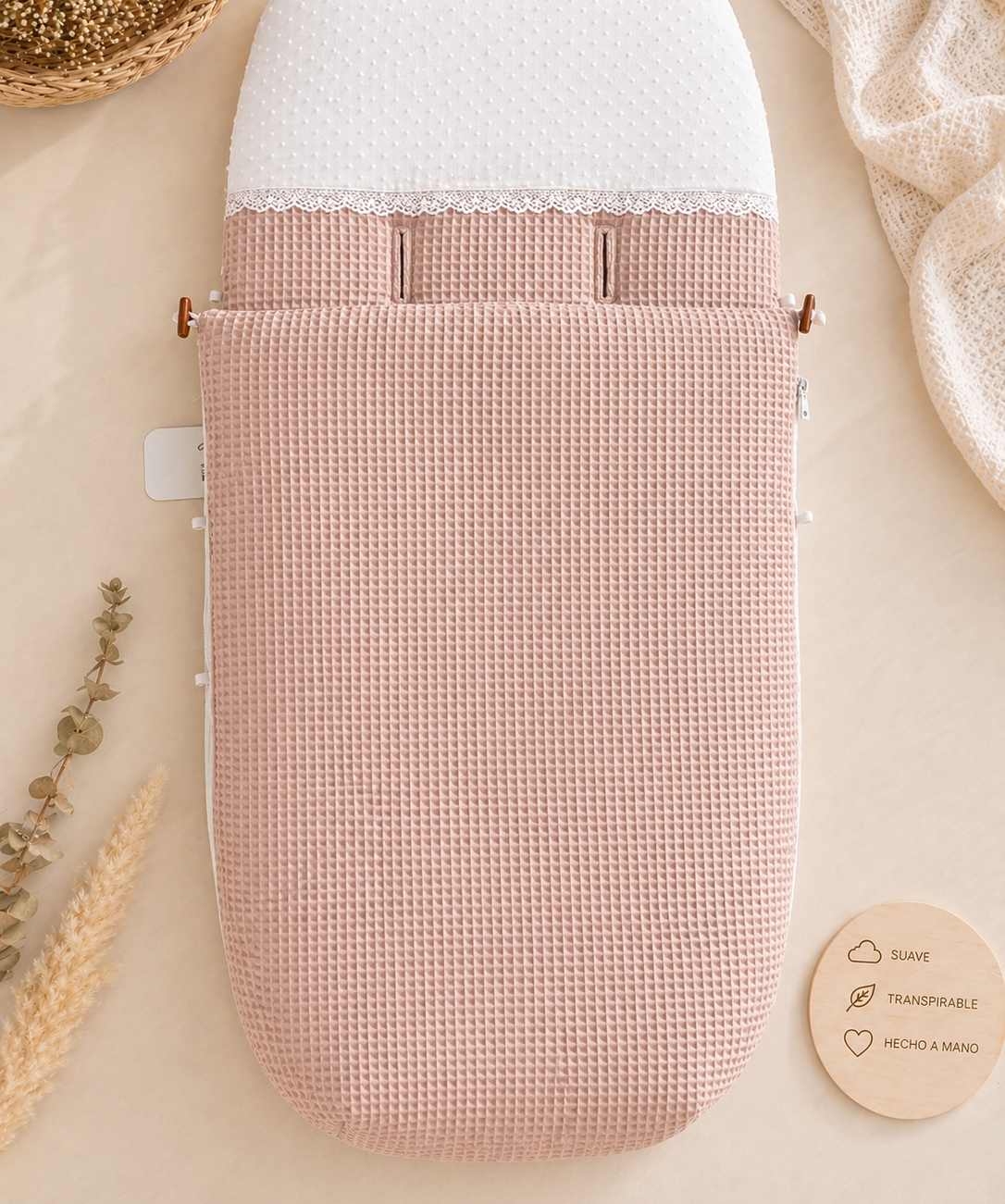 Saco Waffle Maquillaje