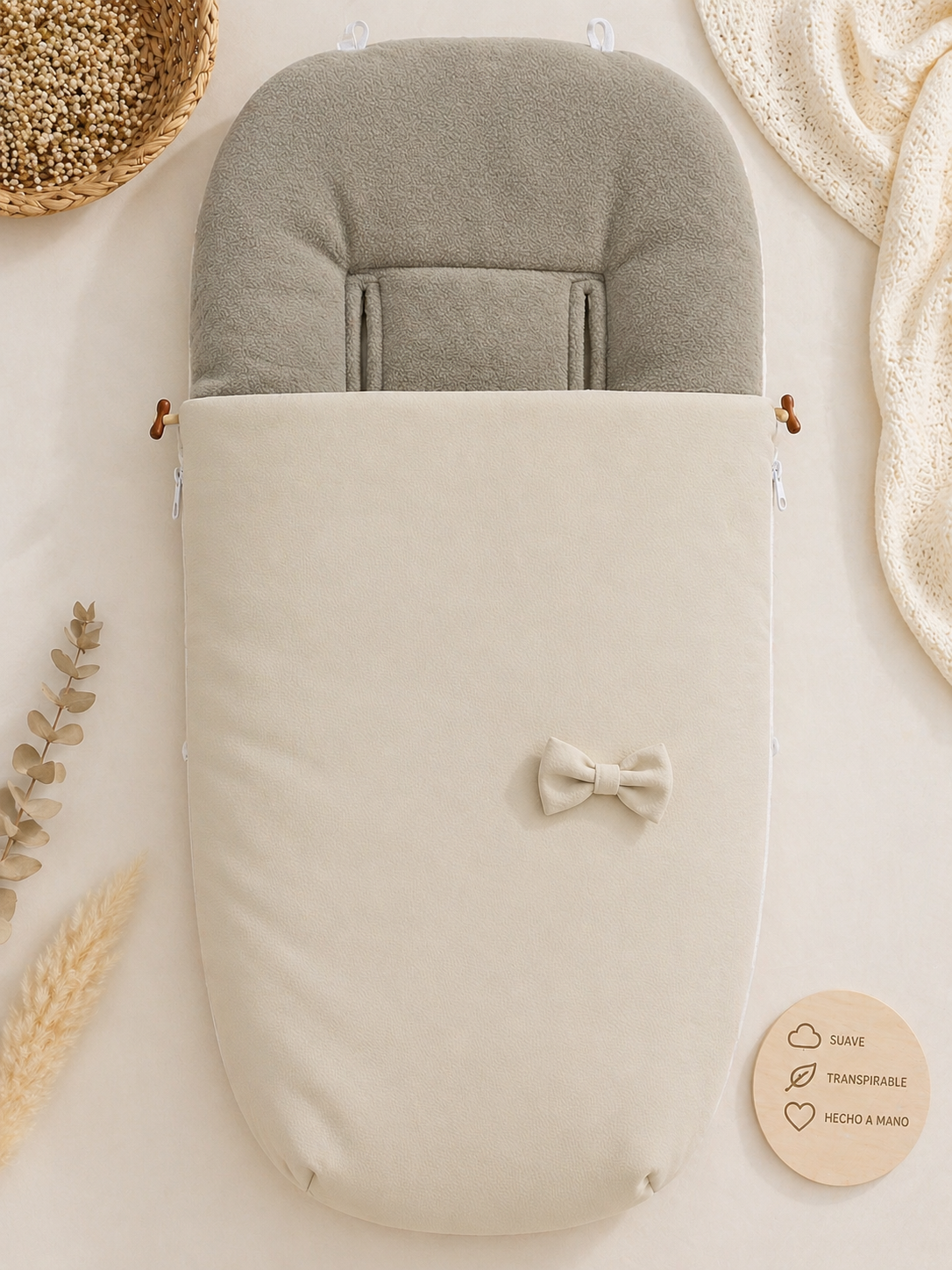 Saco Polar Polipiel Beige