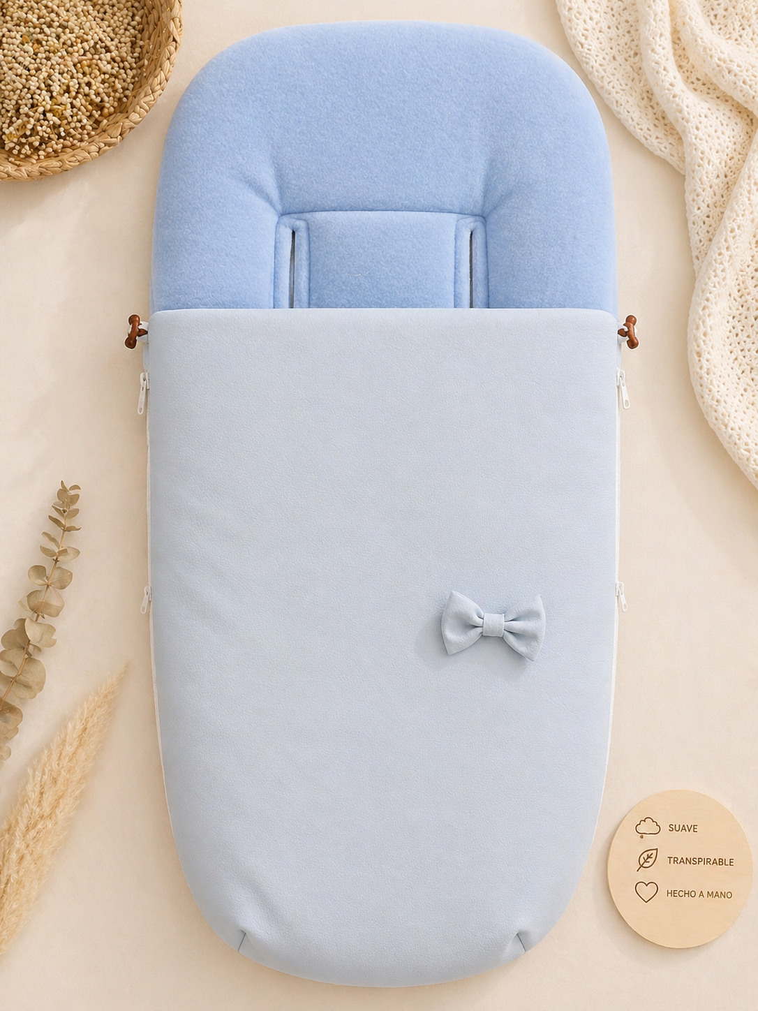 Saco Polar Polipiel Azul