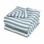 Pack Muselinas 30x30 Rayitas Blue