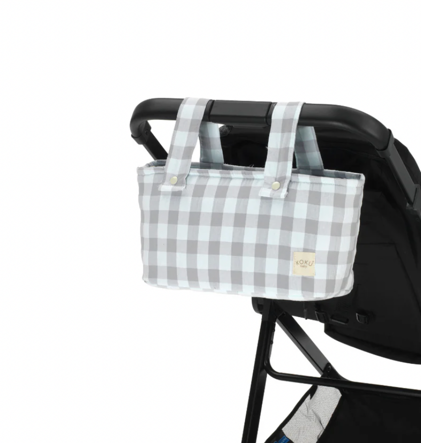Bolso Mini Vichy Gris Koku