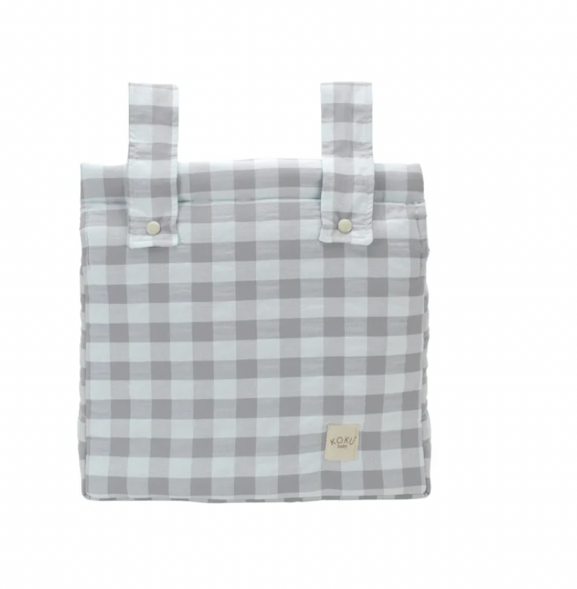 Bolso Panera Vichy Gris Koku