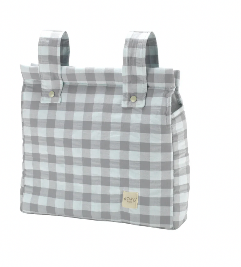 Bolso Panera Vichy Gris Koku