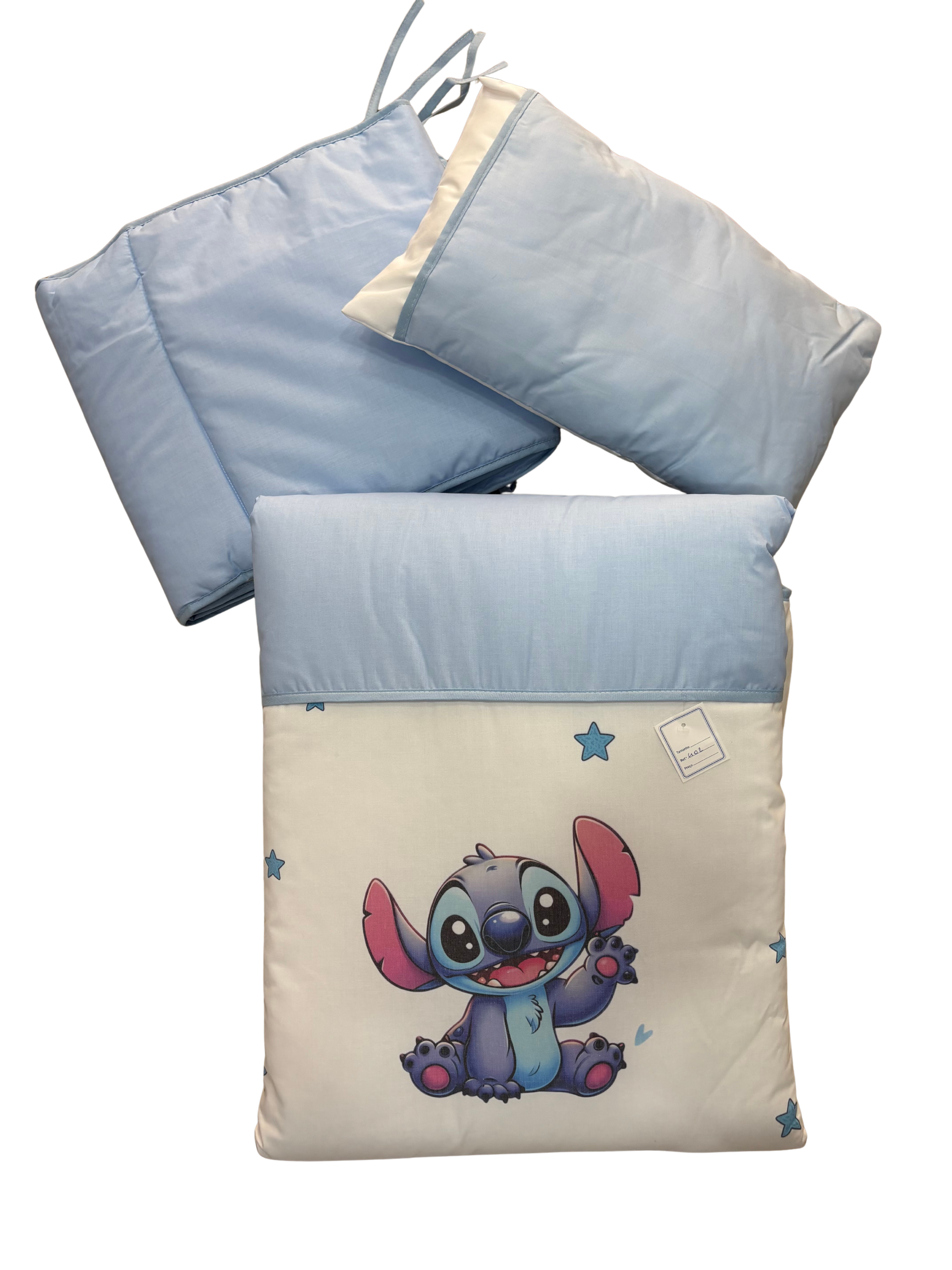 Edredón y Chichonera Stich Azul
