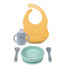 Set Alimentación Saro Azul Silicona