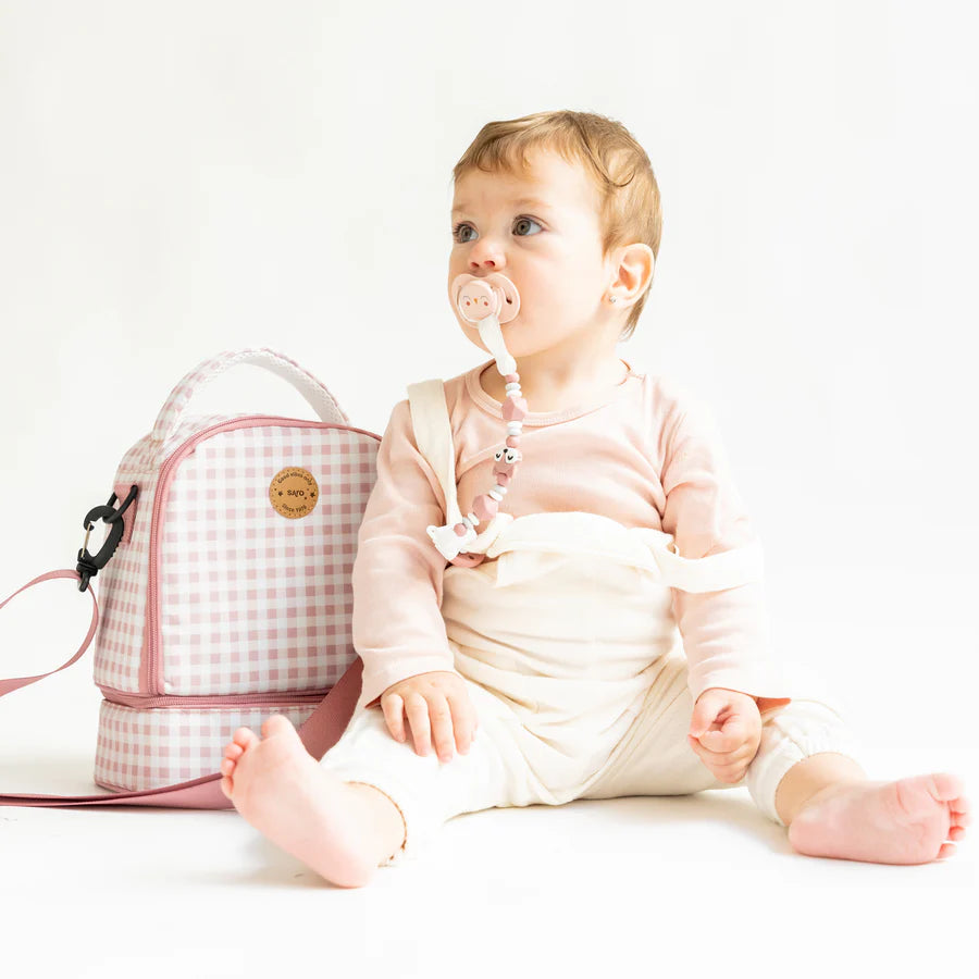 Mochila Térmica Vichy Rosa