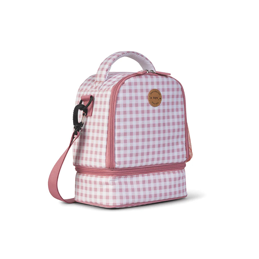 Mochila Térmica Vichy Rosa