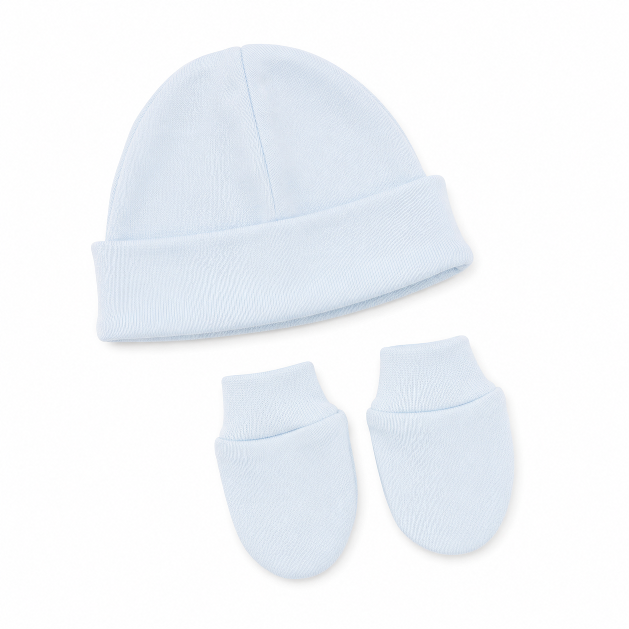 Pack Natal Gorrito + Manoplas Azul