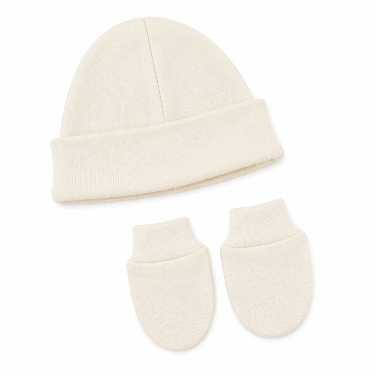 Pack Natal Gorrito + Manoplas Hueso