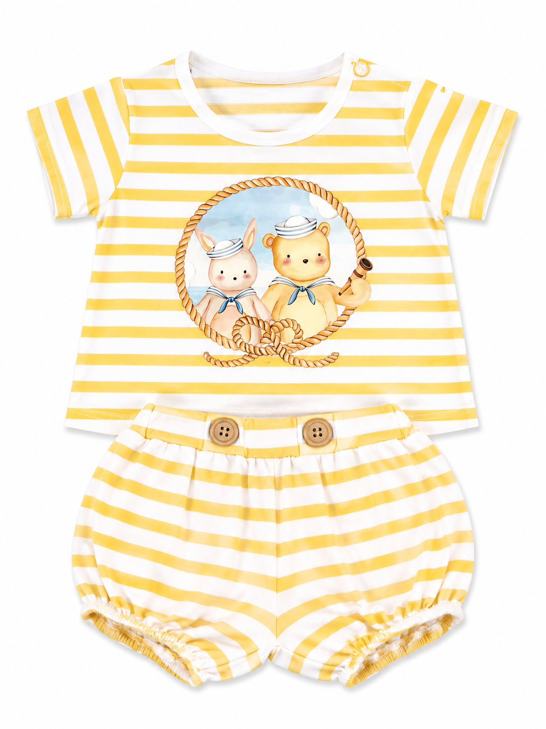 Conjunto Rayas Ositos