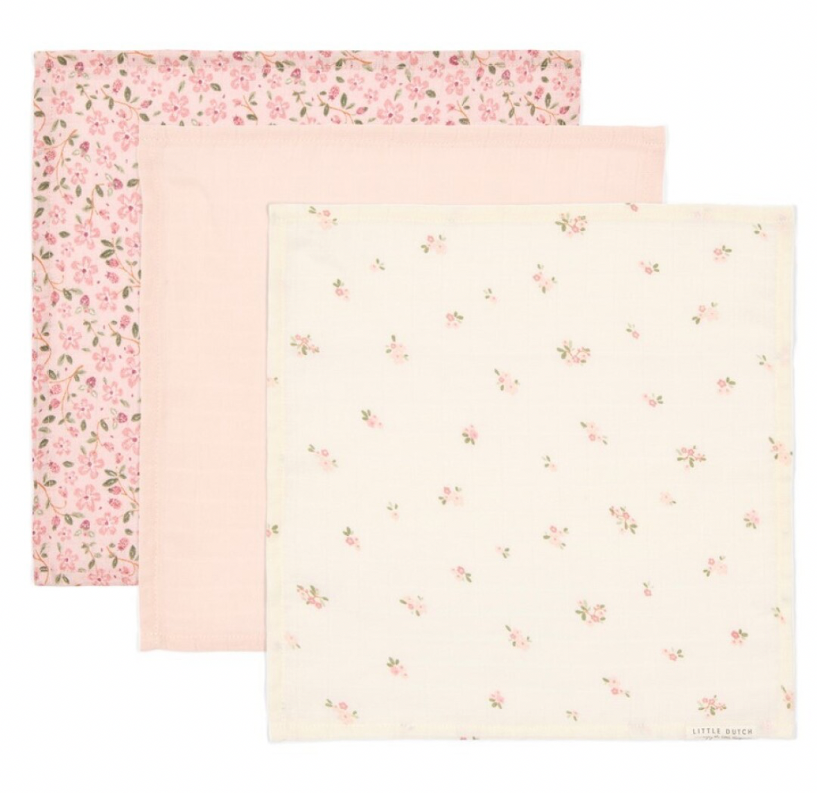 3 Muselinas Faciales Garden Little Dutch