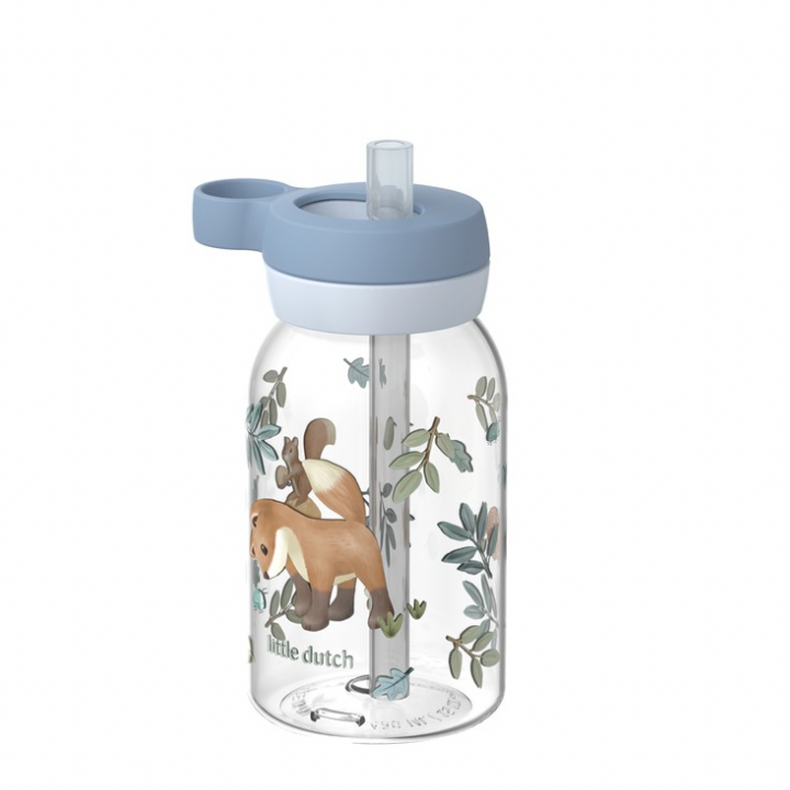Botella con Pajita Forest Little Dutch