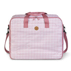 Bolso Maternal Vichy Rosa Saro