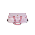 Bolso Maternal Vichy Rosa Saro