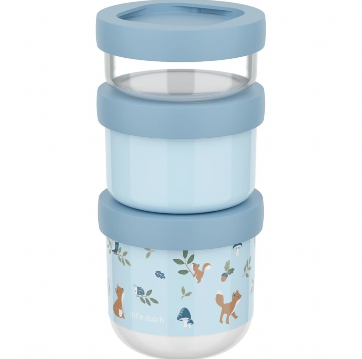Snack Box Forest Azul Little Dutch