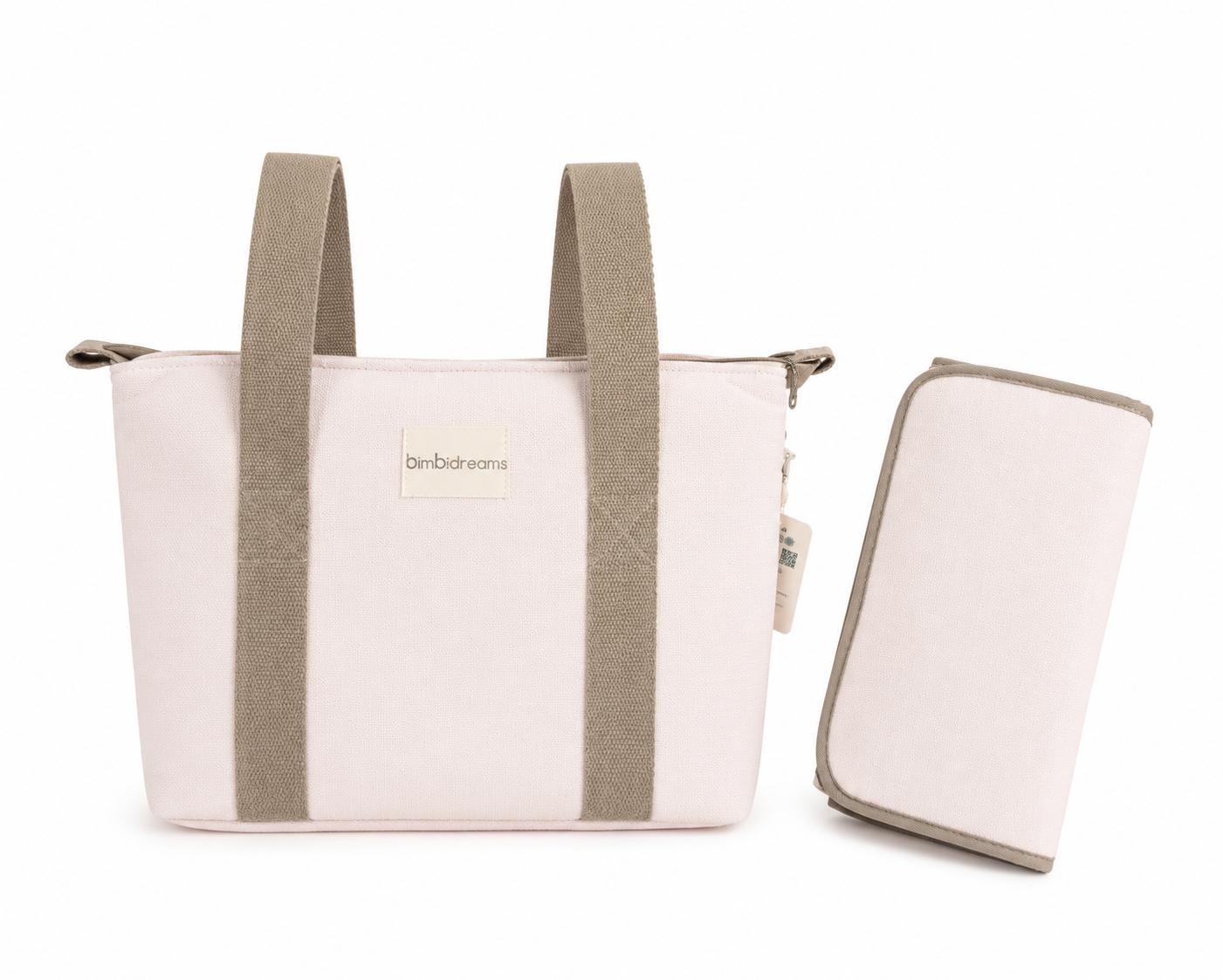 Bolso Nature Rosa + Cambiador Bimbidreams