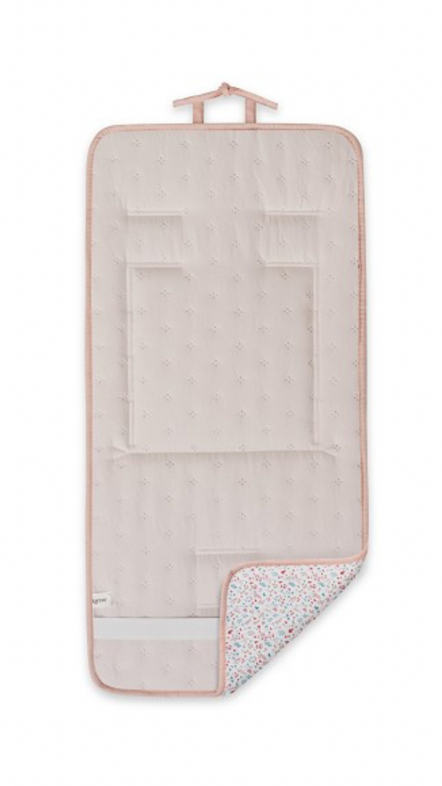 Colchoneta Silleta Flores Reversible Universal