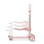 Patinete Evolutivo Musical 2 en 1 Rosa