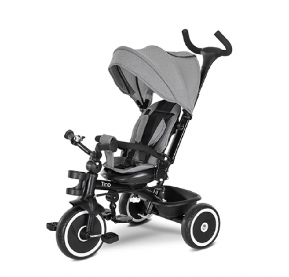 Triciclo Evolutivo Tino Gris Rotación 360