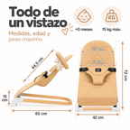 Hamaca Balancín Beige Interbaby