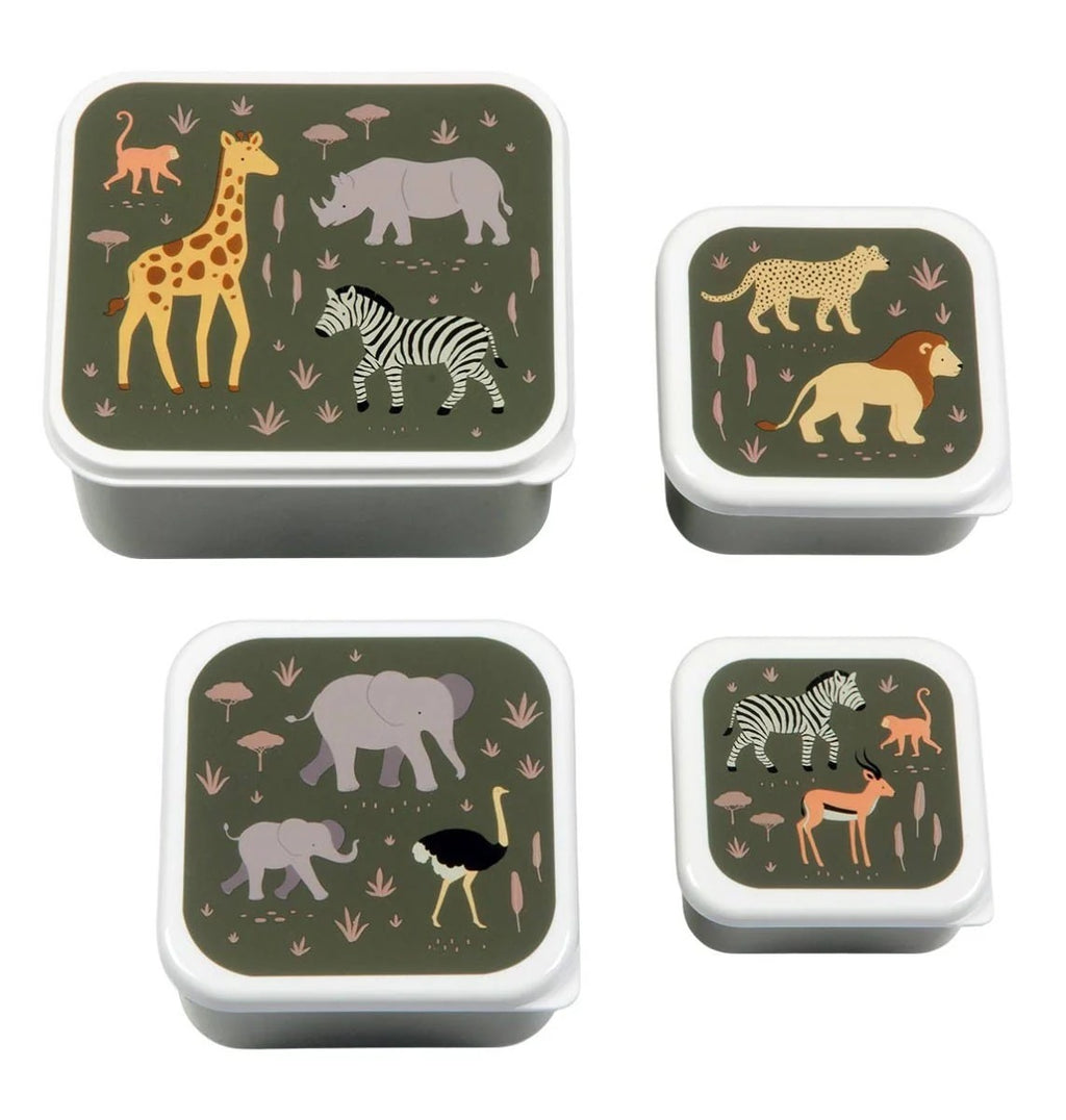Set 4 Cajas Snack Savanna Little Dutch
