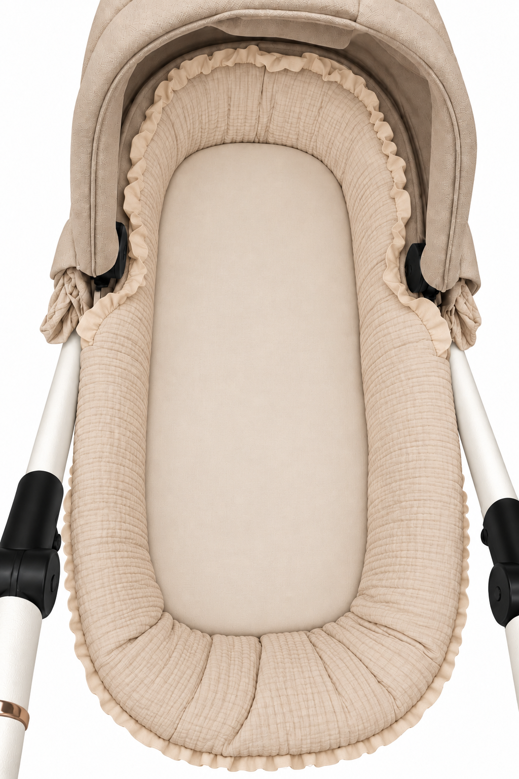 Cubre Capazo Mixto Beige