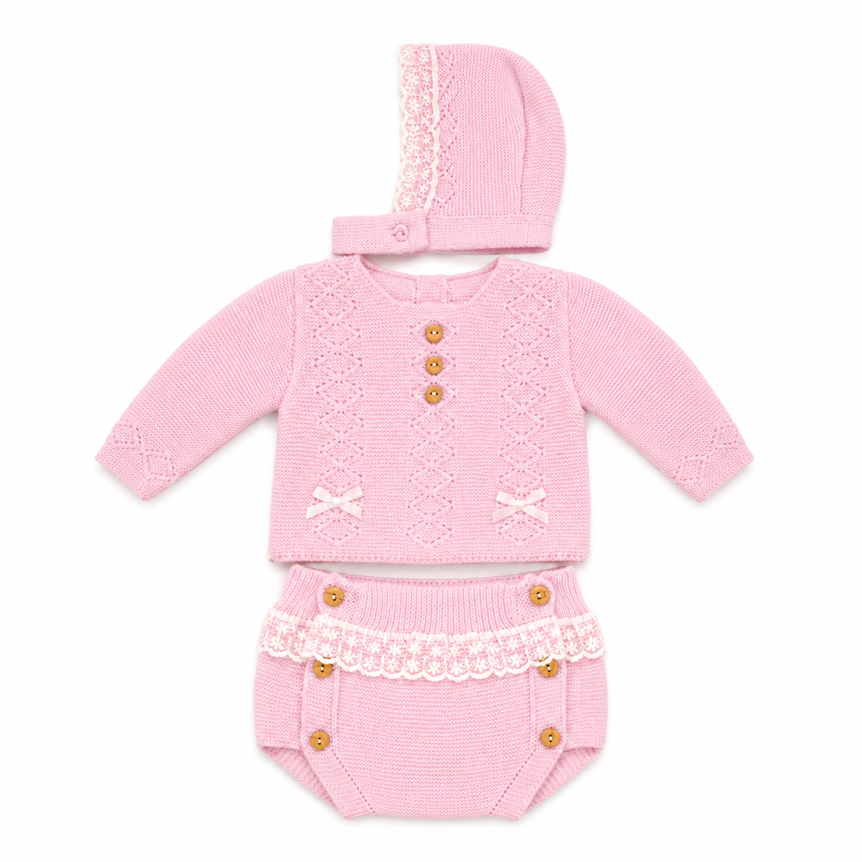 Conjunto Camino Rosa Bebé