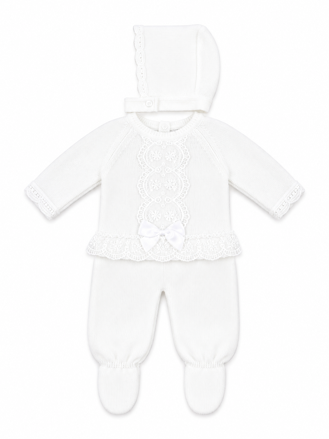 Conjunto Encaje Blanco