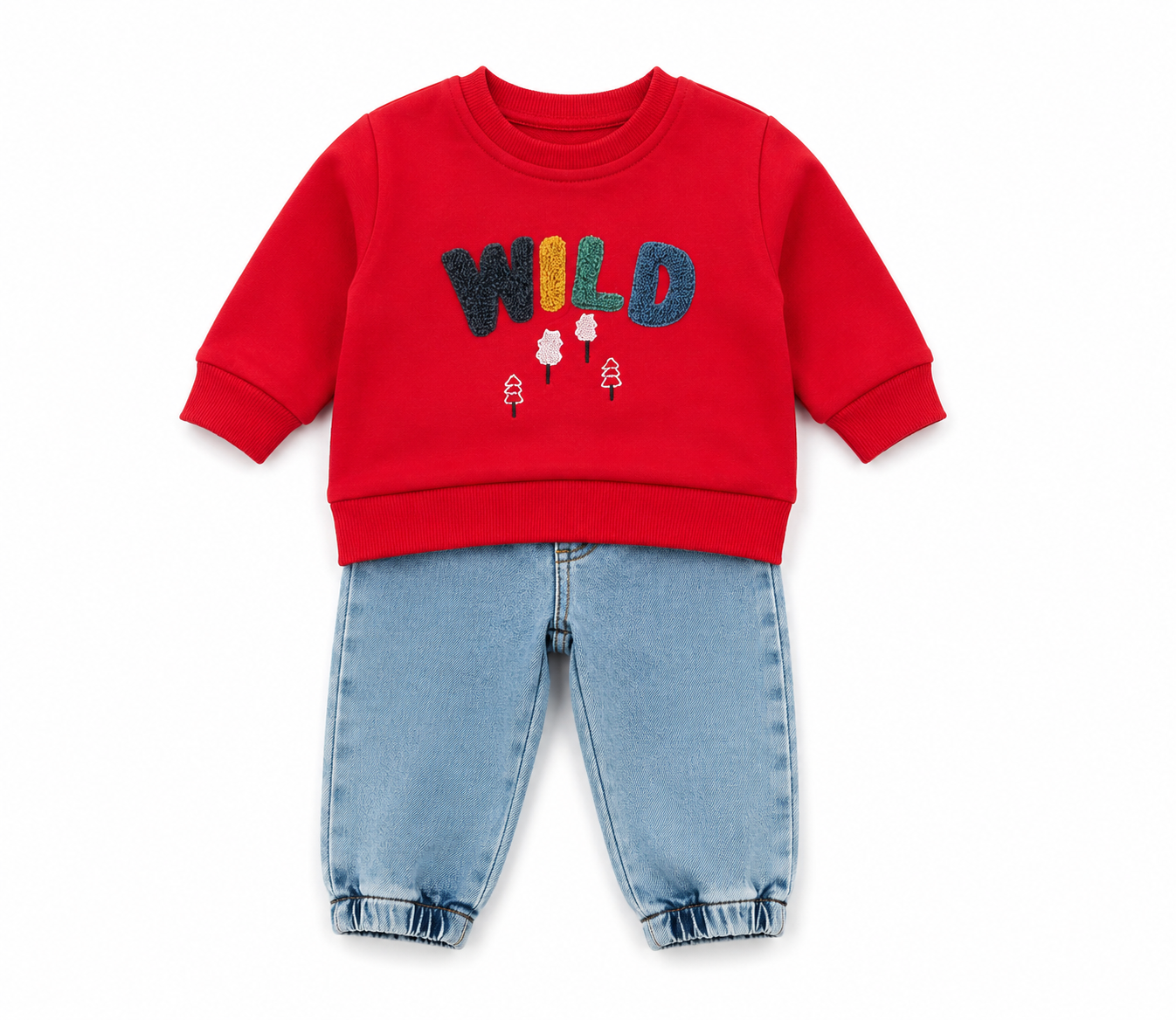 Conjunto Vaquero Wild Rojo