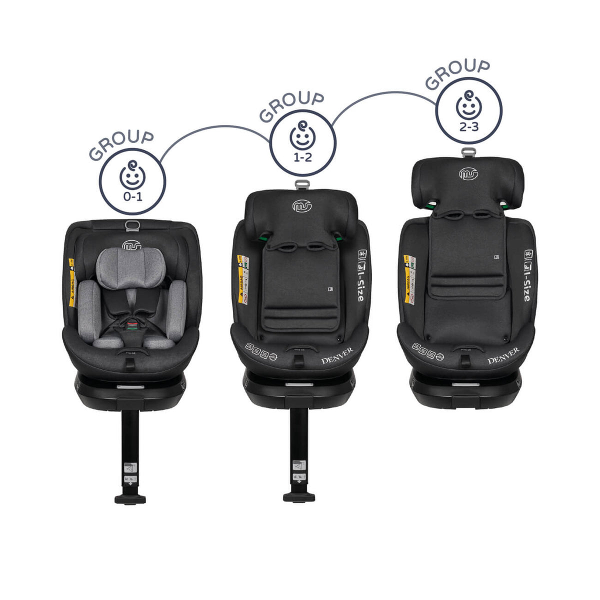 Silla de Coche Denver MS 40-150cm