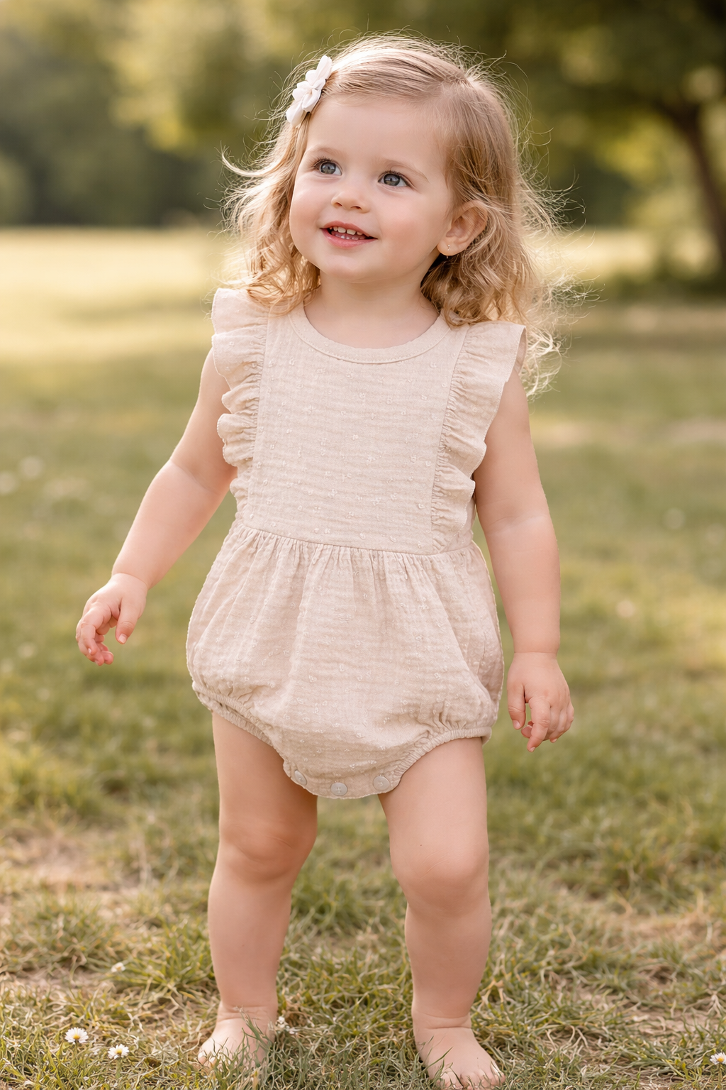 Pelele Plumeti Beige Calamaro