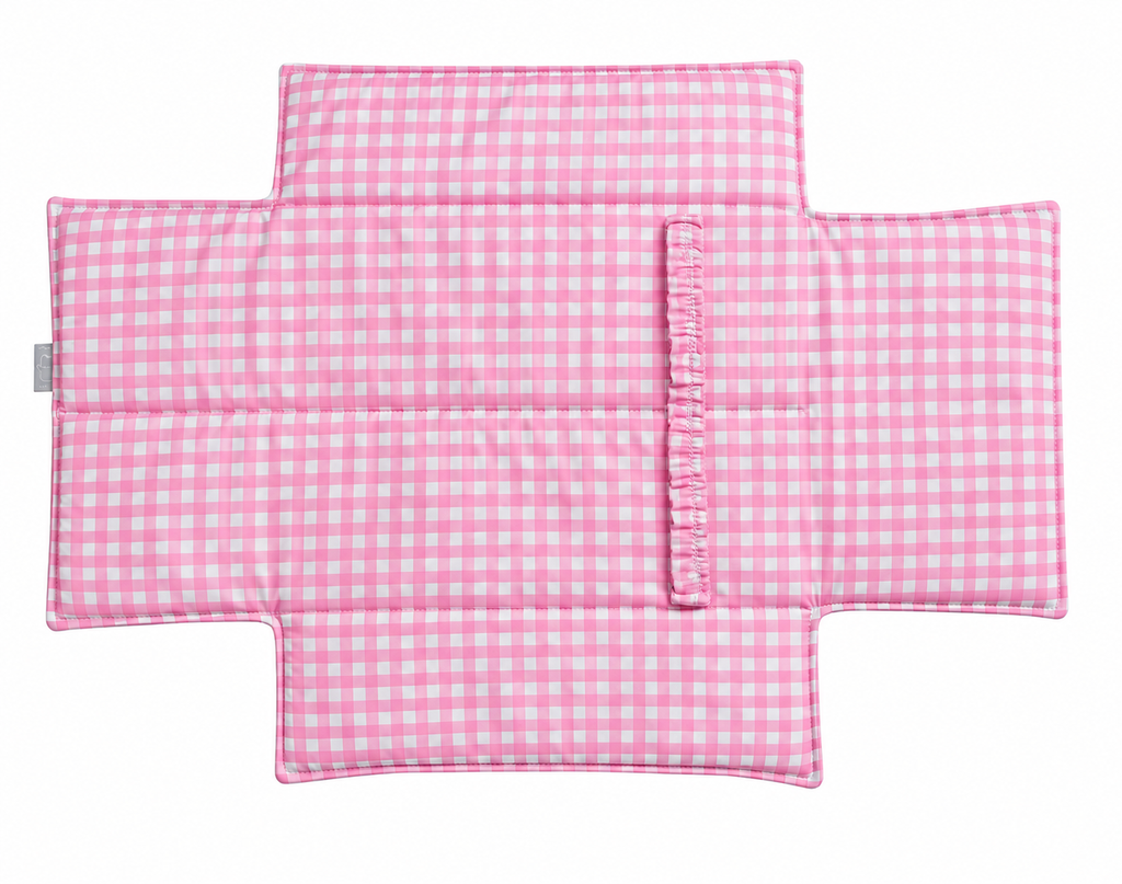 Cambiador Vichy Rosa