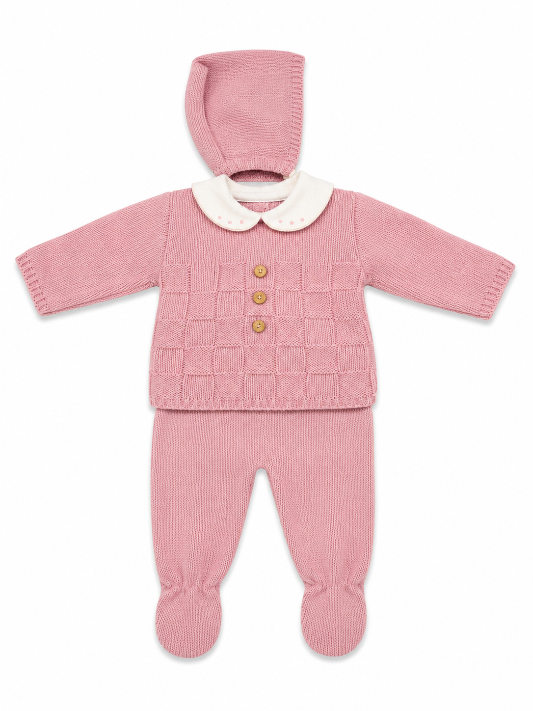 Conjunto Botón 0 a 3 meses